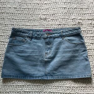 Denim Mini Skirt